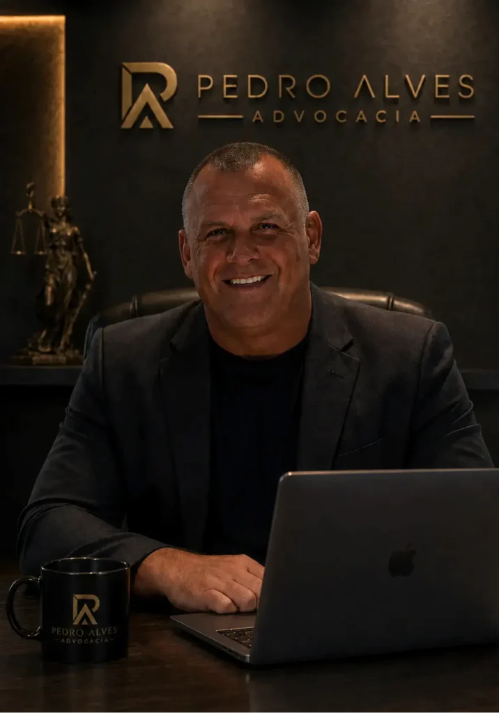 Dr. Pedro do Coutto de Sá Alves em ambiente de escritório